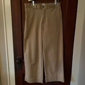 Wide leg cropped jeans